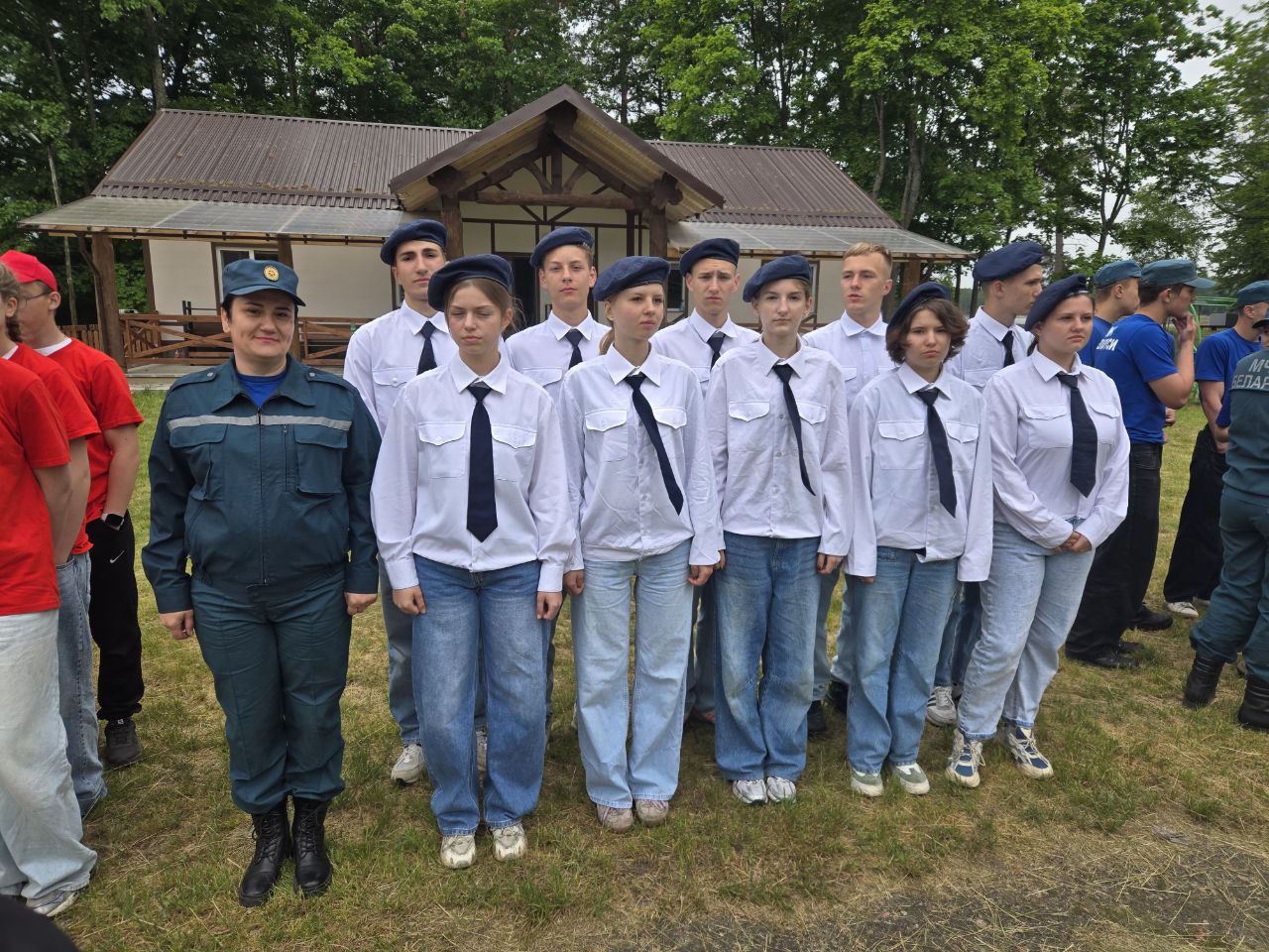 На Брестчине прошел областной слет-конкурс юных спасателей-пожарных