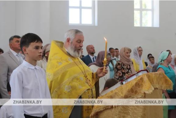 В городе-спутнике Жабинке празднование Дня Независимости Республики Беларусь началось с молитвы за Беларусь