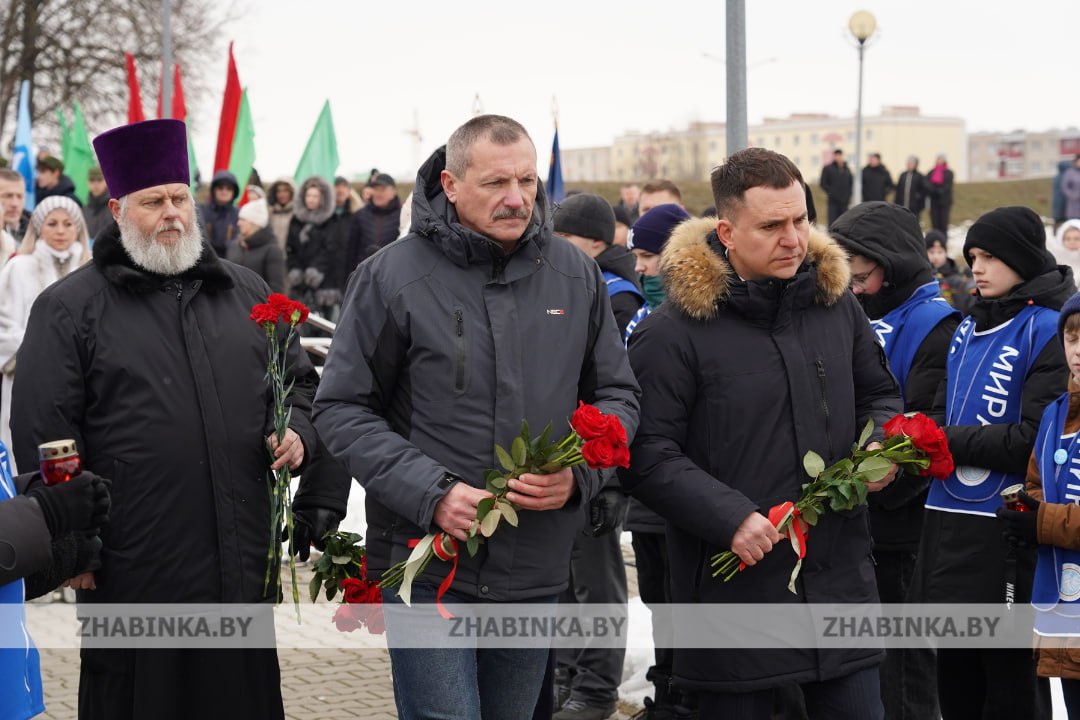 В Жабинке состоялся митинг, посвящённый Дню памяти воинов-интернационалистов