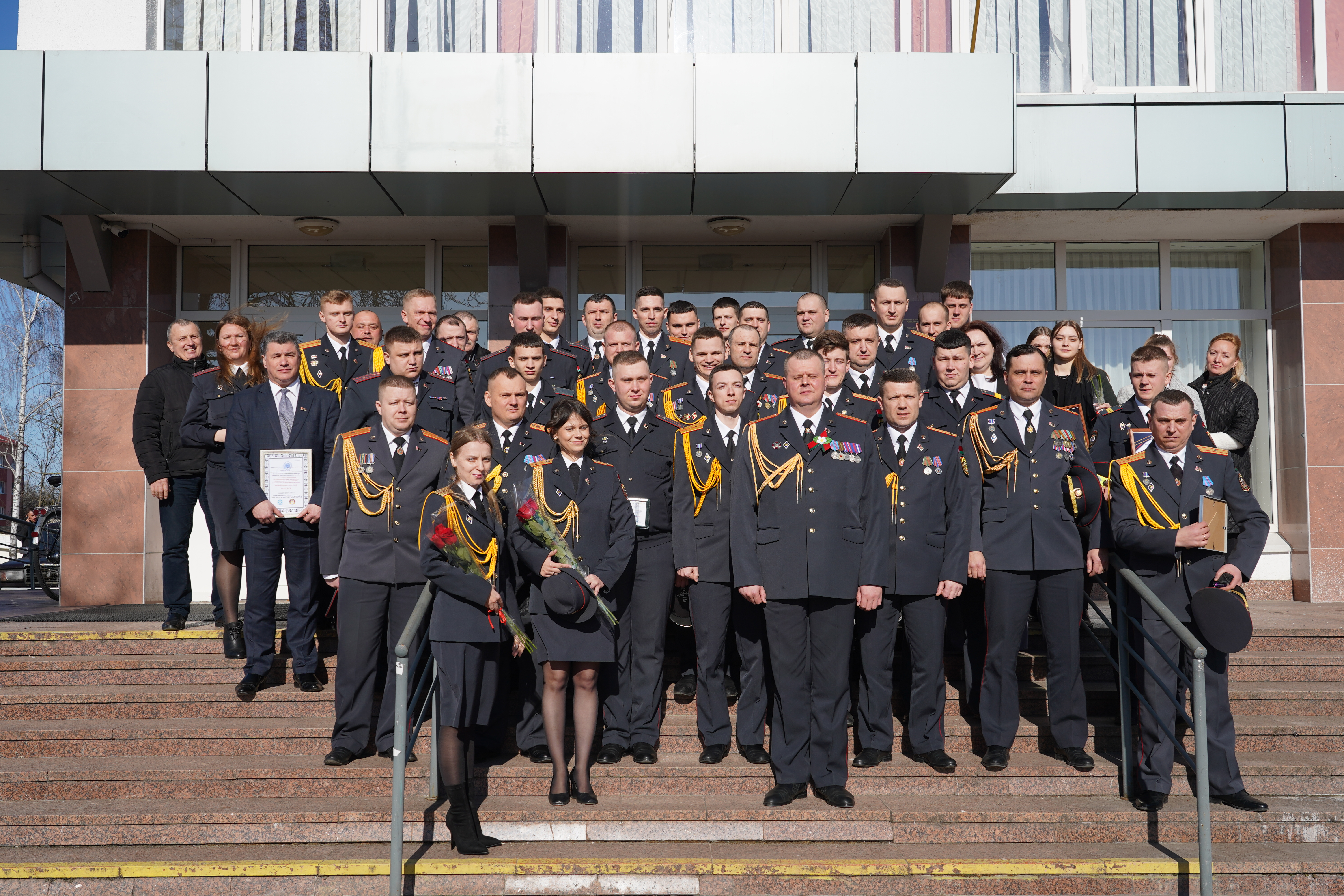 В Жабинковском городском Доме культуры прошло чествование сотрудников милиции