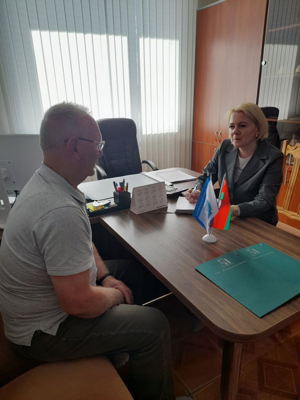 Республиканский профсоюзный правовой прием проходит в Жабинковском районе