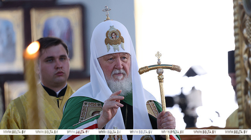 Патриарх Кирилл возглавил Божественную литургию в Свято-Воскресенском соборе Бреста