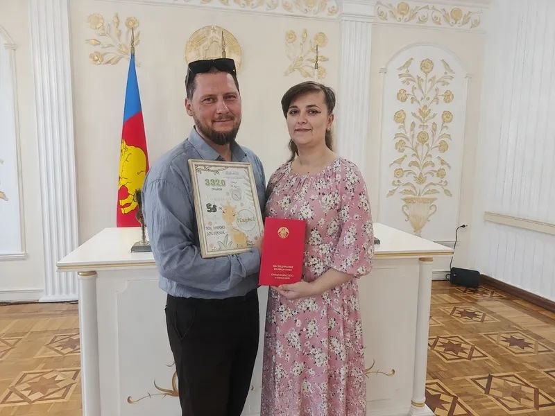 В канун Дня города в Жабинковском загсе зарегистрировали 55 ребёнка, рождённого в этом году