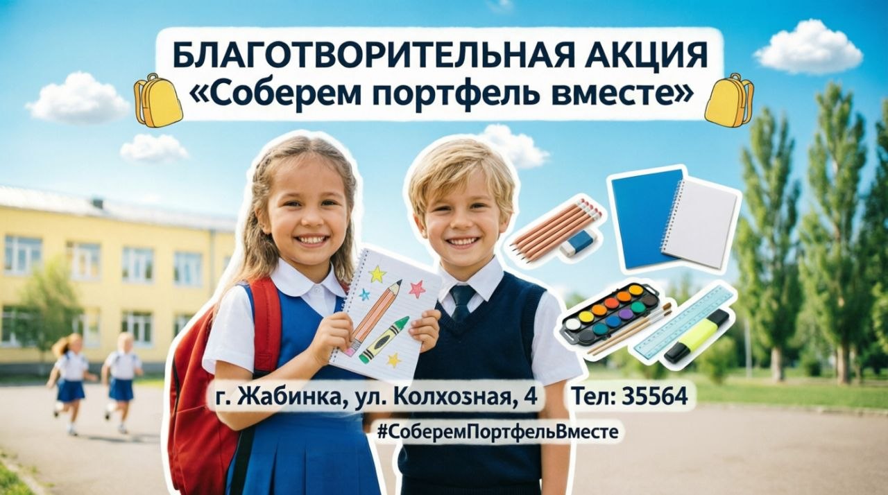 БЛАГОТВОРИТЕЛЬНАЯ АКЦИЯ «Соберем портфель вместе»