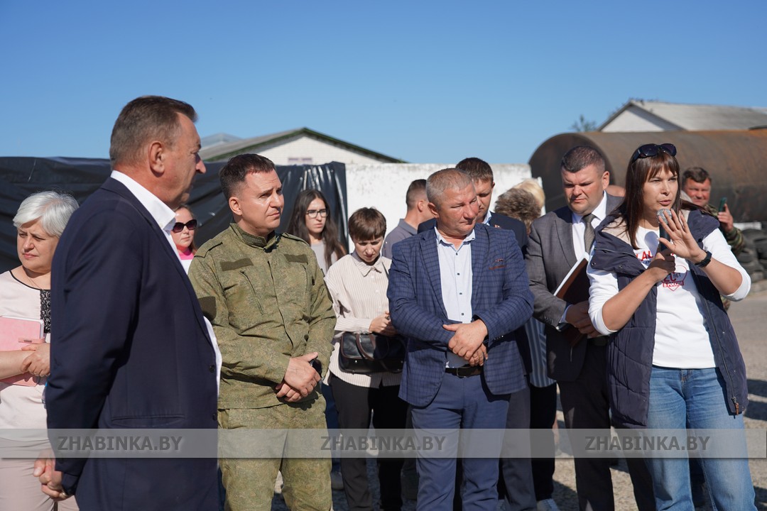 В Жабинковском районе прошел районный выездной семинар на тему «Технологические аспекты заготовки силоса из кукурузы»